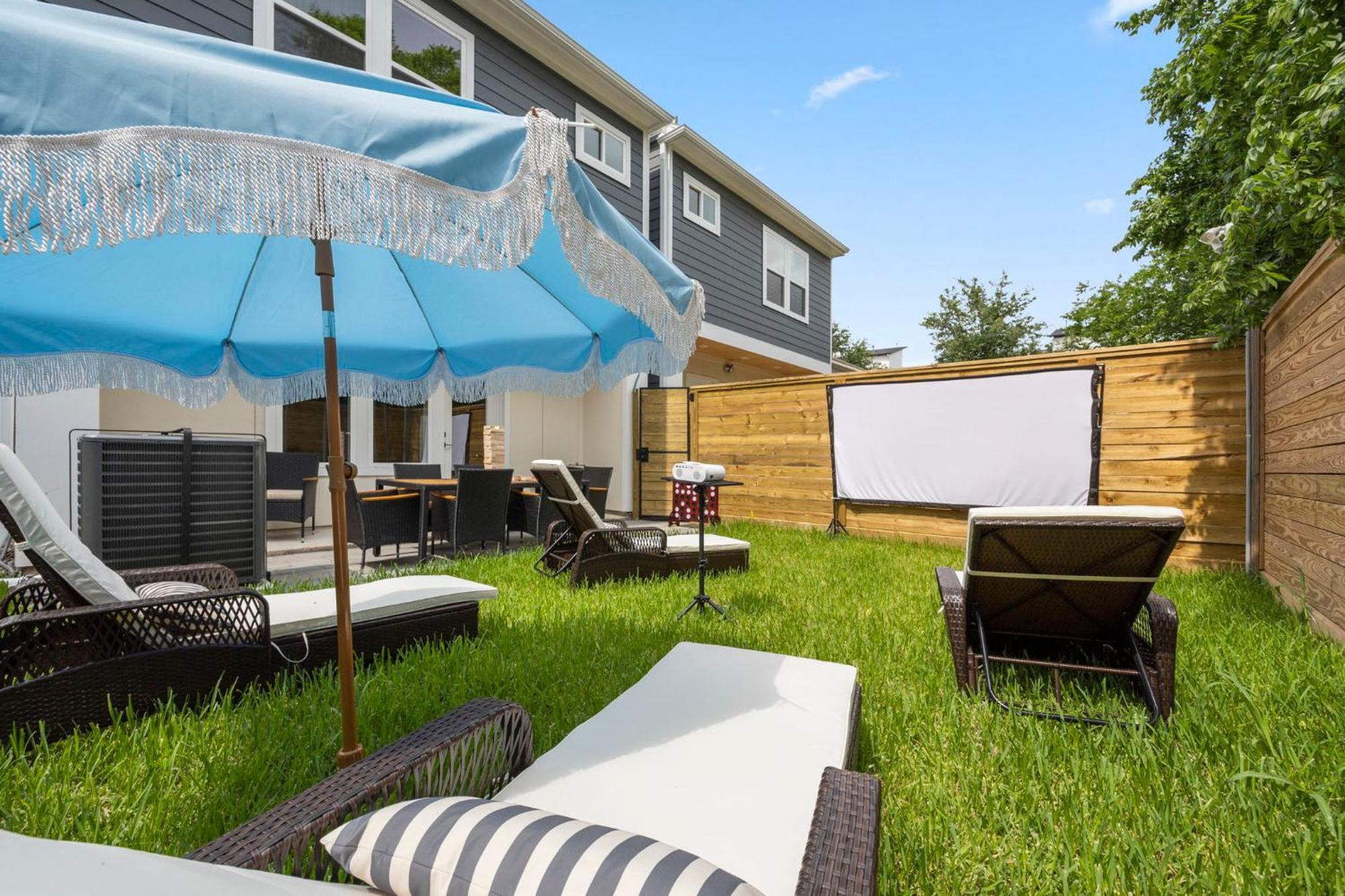 Central 4Bd - Outdoor Movie - Ping Pong - Bbq Villa Houston Exterior photo