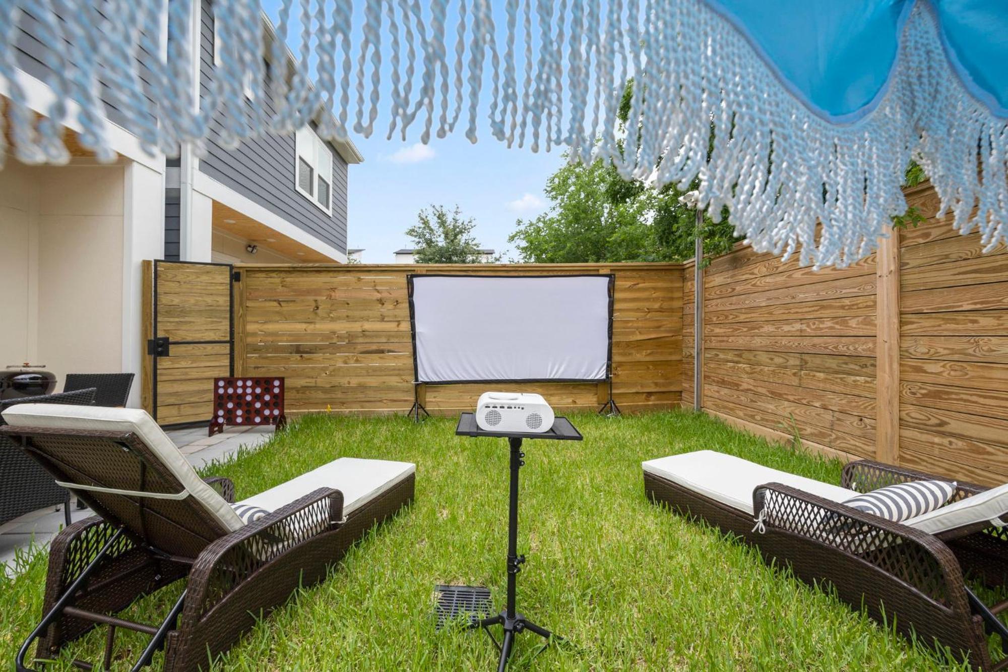 Central 4Bd - Outdoor Movie - Ping Pong - Bbq Villa Houston Exterior photo